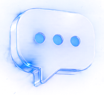 3D-icoon van een chatballon: het intakegesprek